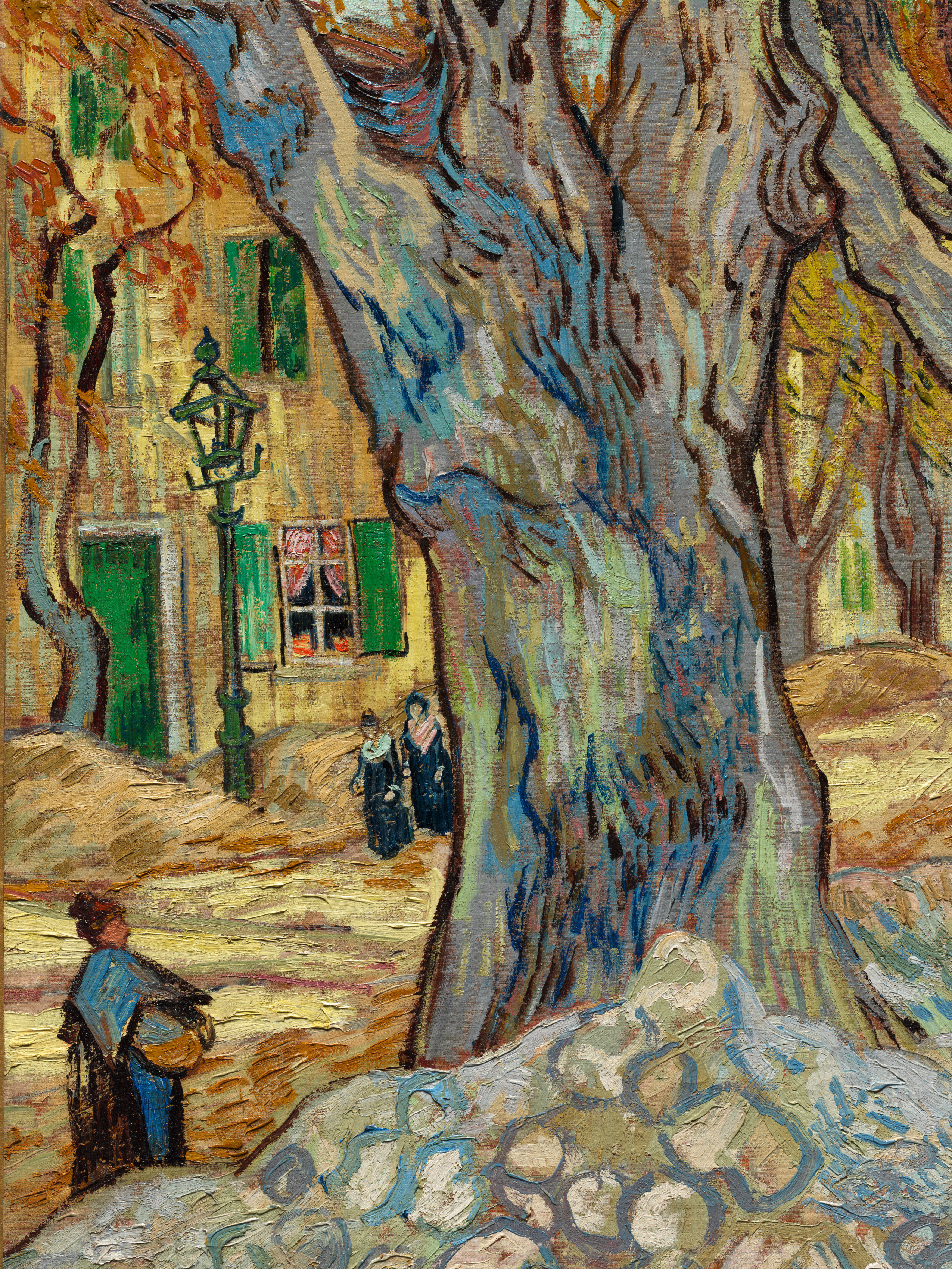 The Large Plane Trees (Road Menders at Saint-Rémy) | Cleveland