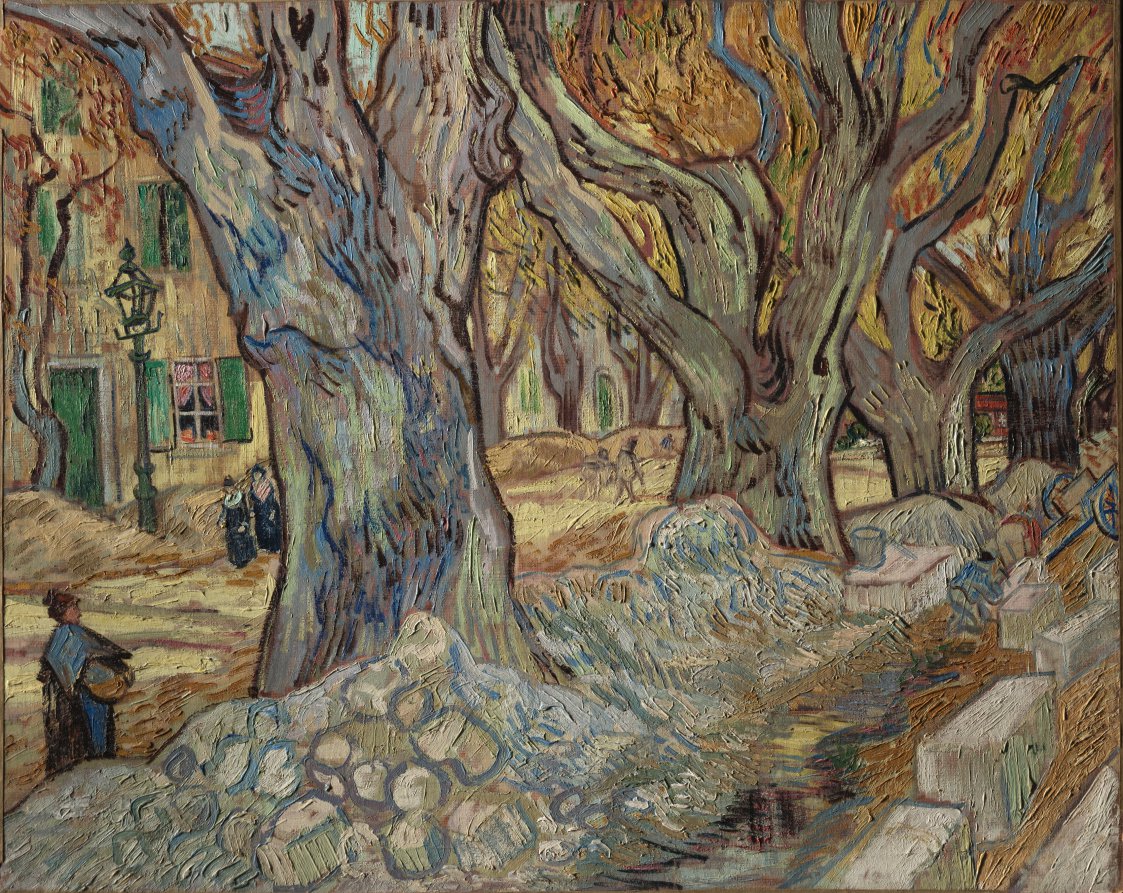 The Large Plane Trees (Road Menders at Saint-Rémy) | Cleveland