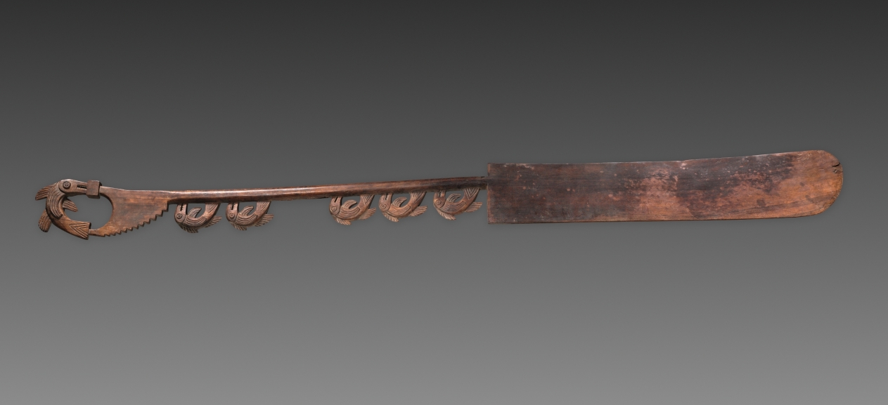 Carved Board by Unknown Artist (1400), wood at Cleveland Museum of Art