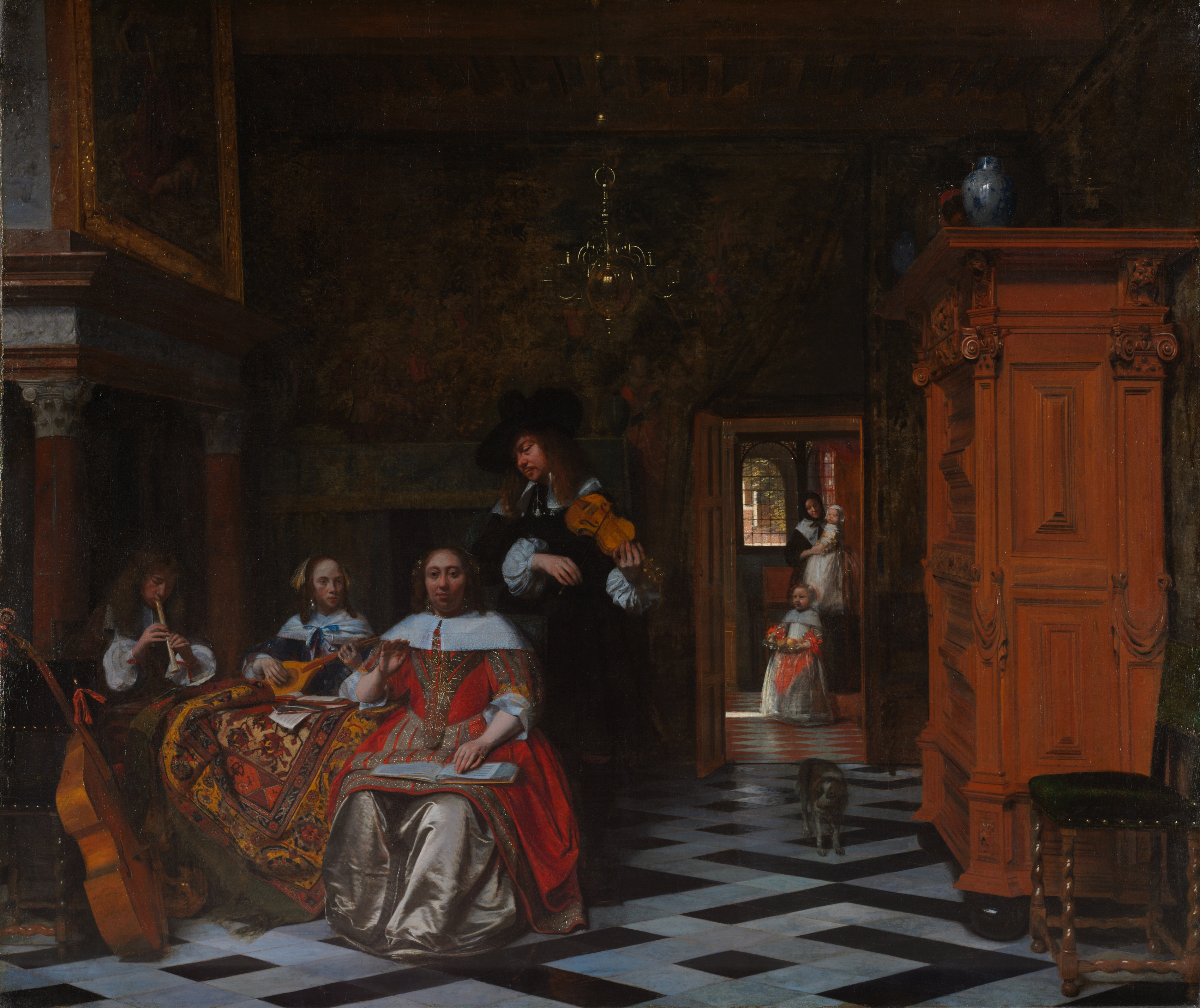 Portrait of a Family Playing Music | Cleveland Museum of Art