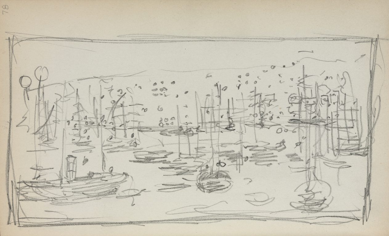 Italian Sketchbook: Harbor (page 78)