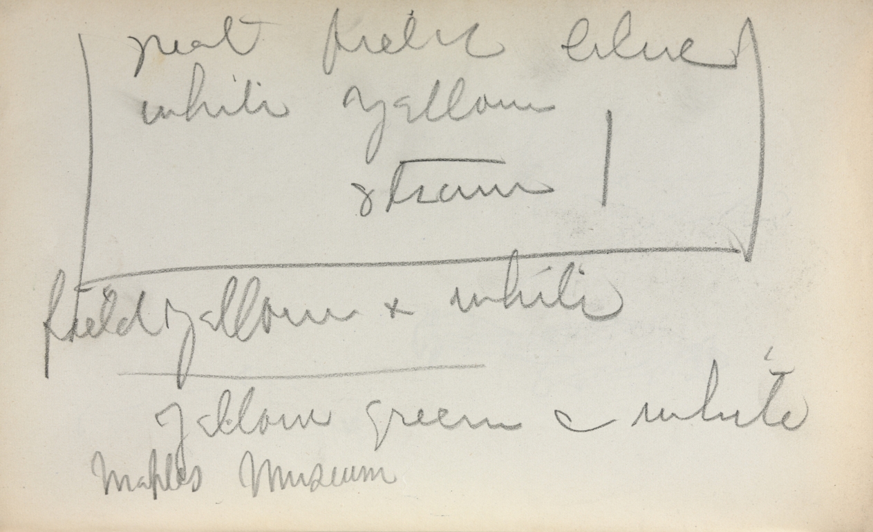 Italian Sketchbook: Notes (page 45)