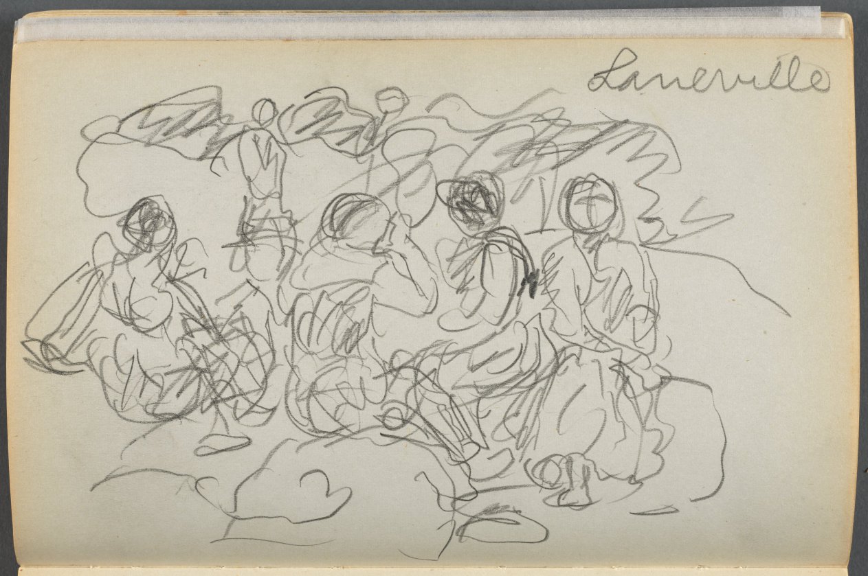 Sketchbook- The Granite Shore Hotel, Rockport, page 062: "Laneville"