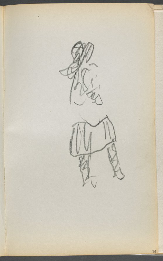 Sketchbook, The Dells, N° 127, page 031: Figure