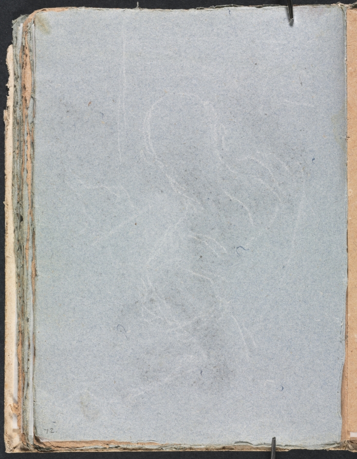 Verona Sketchbook: Figure study (page 72)