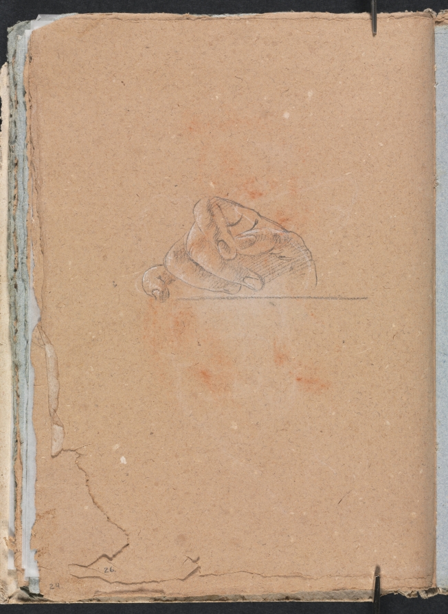 Verona Sketchbook:Right hand (page 26)