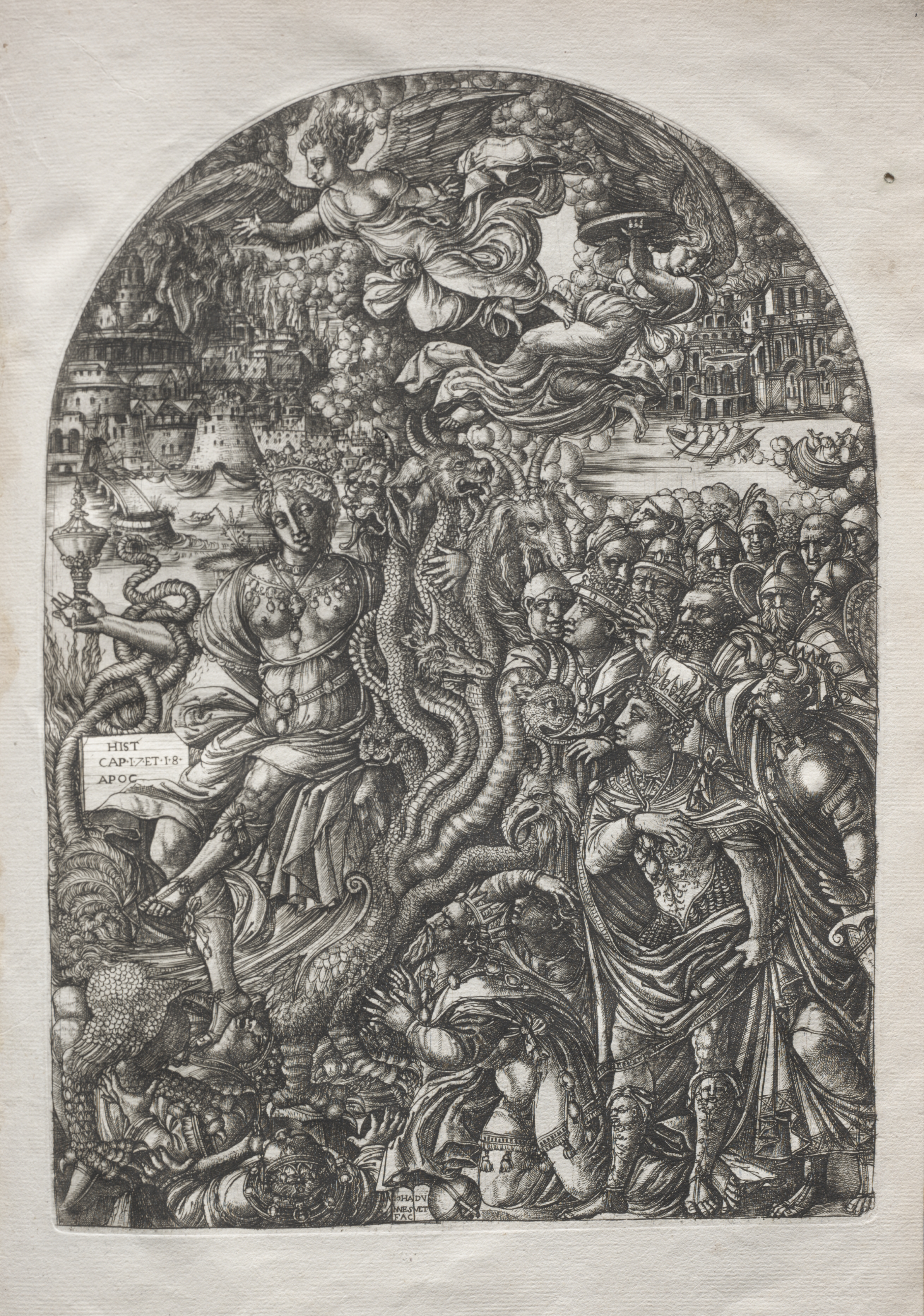 The Apocalypse: Babylon the Harlot, Seated on the Seven