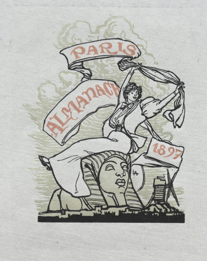 Paris Almanac, 1897:  Back Cover