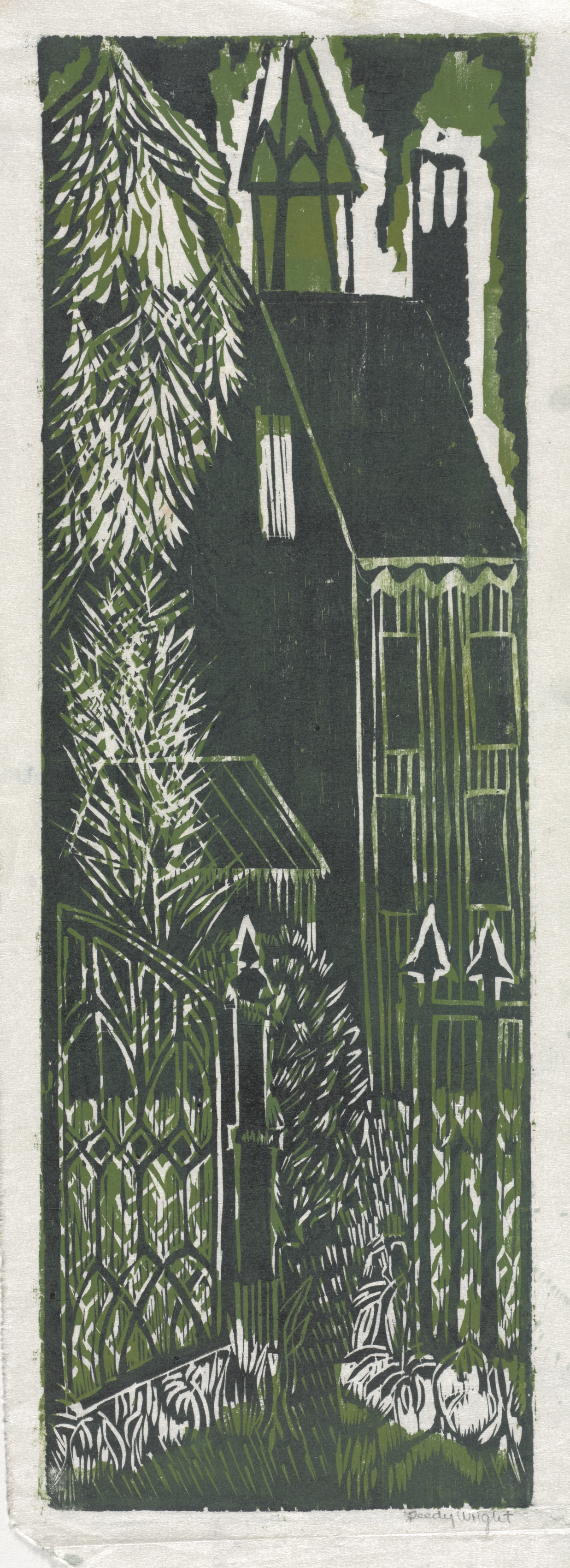 Diane Wright, Tall Landscape