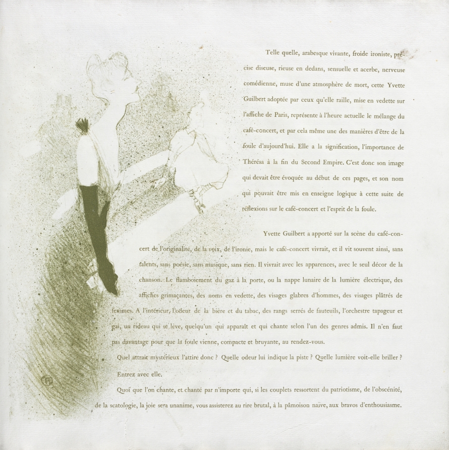 Yvette Guilbert-French Series:  No. 2