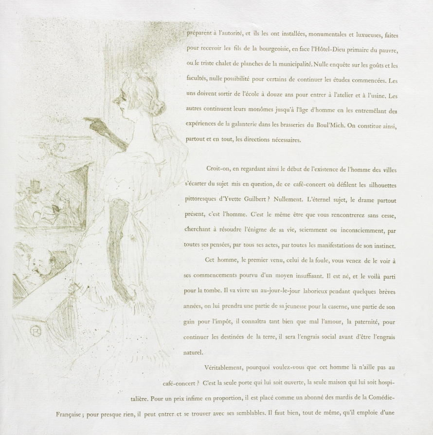 Yvette Guilbert-French Series:  No. 6