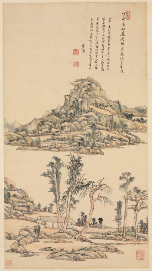 Landscape after Ni Zan China, Qing dynasty (1644-1911)