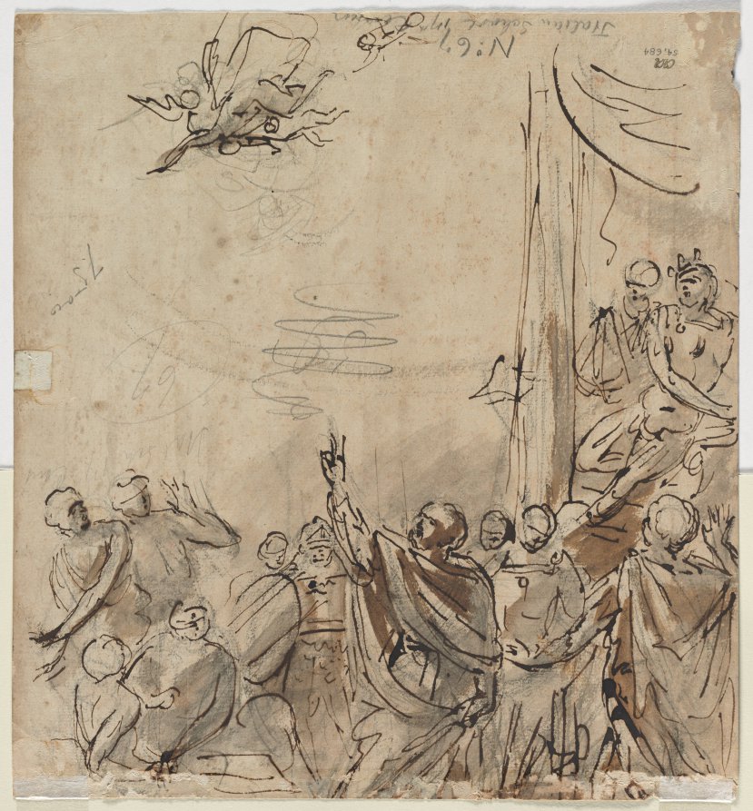 The Fall of Simon Magus (verso)