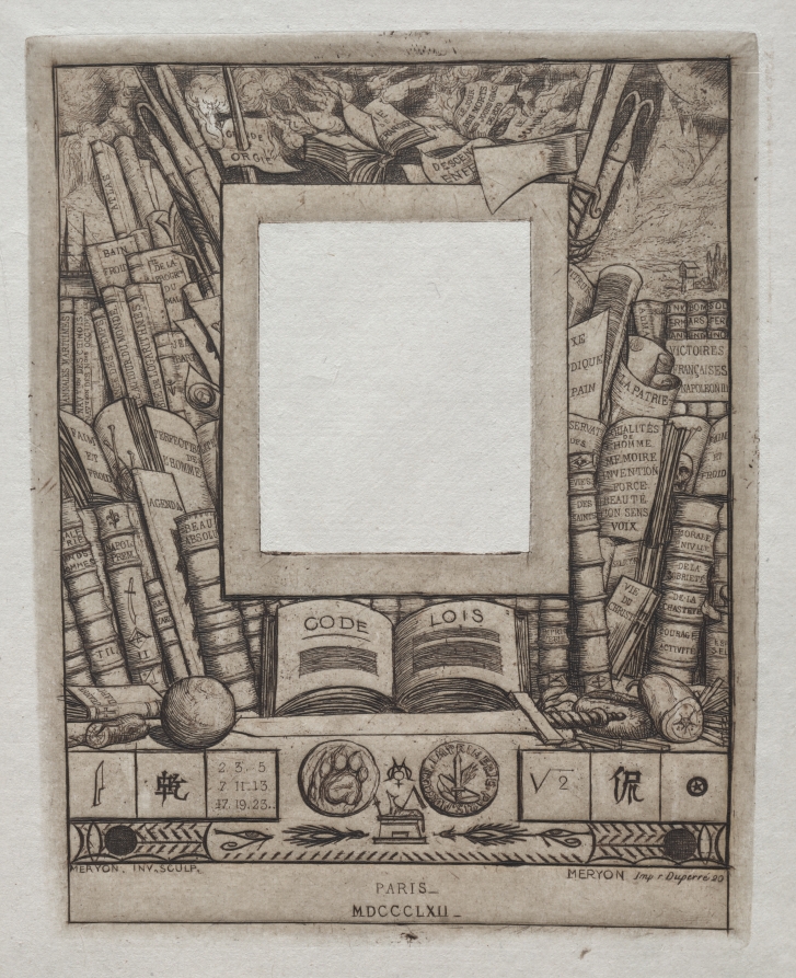 Design for a Frame for the Portrait of Armand Guéraud