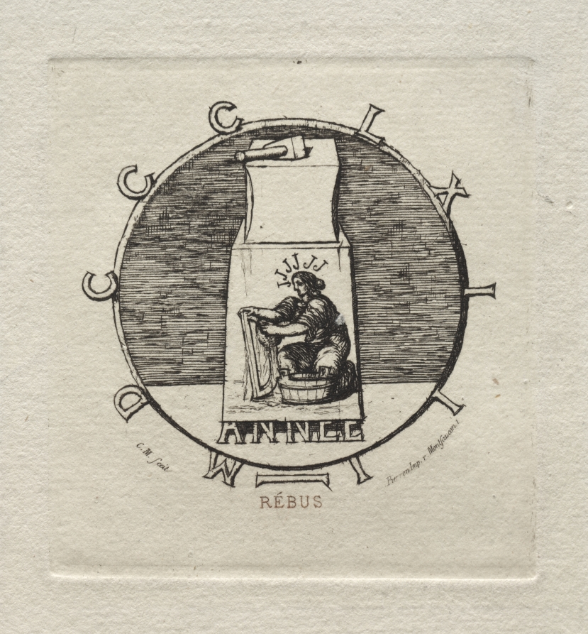 Rebus:  "Here lies the ancient vendetta"