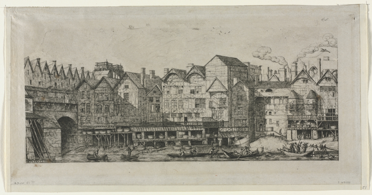 View of Part of the City of Paris Toward the Close of the 17th Century