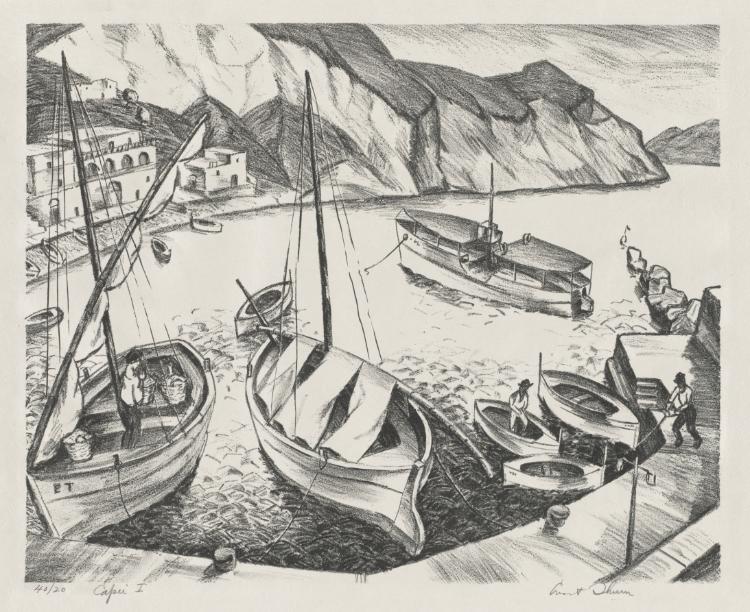 Capri I by Ernest Thurn, The Cleveland Museum of Art