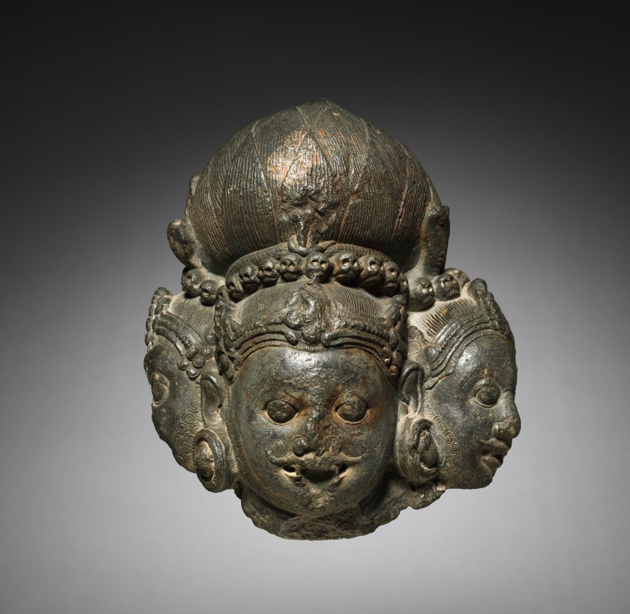 Trikala Bhairava by Unknown Artist (1000), stone at Cleveland Museum of Art