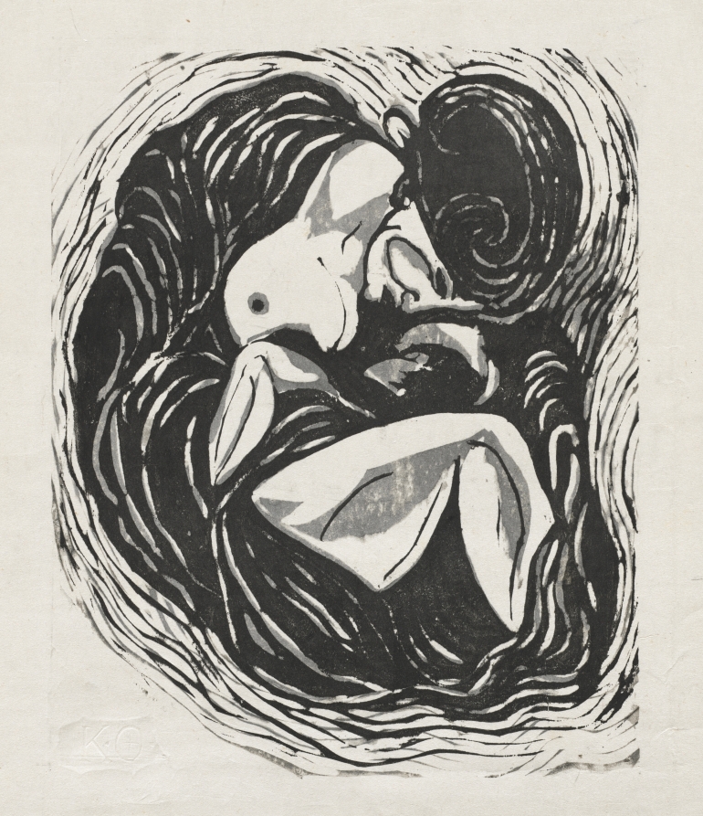 Mother and Child by Onchi Koshiro