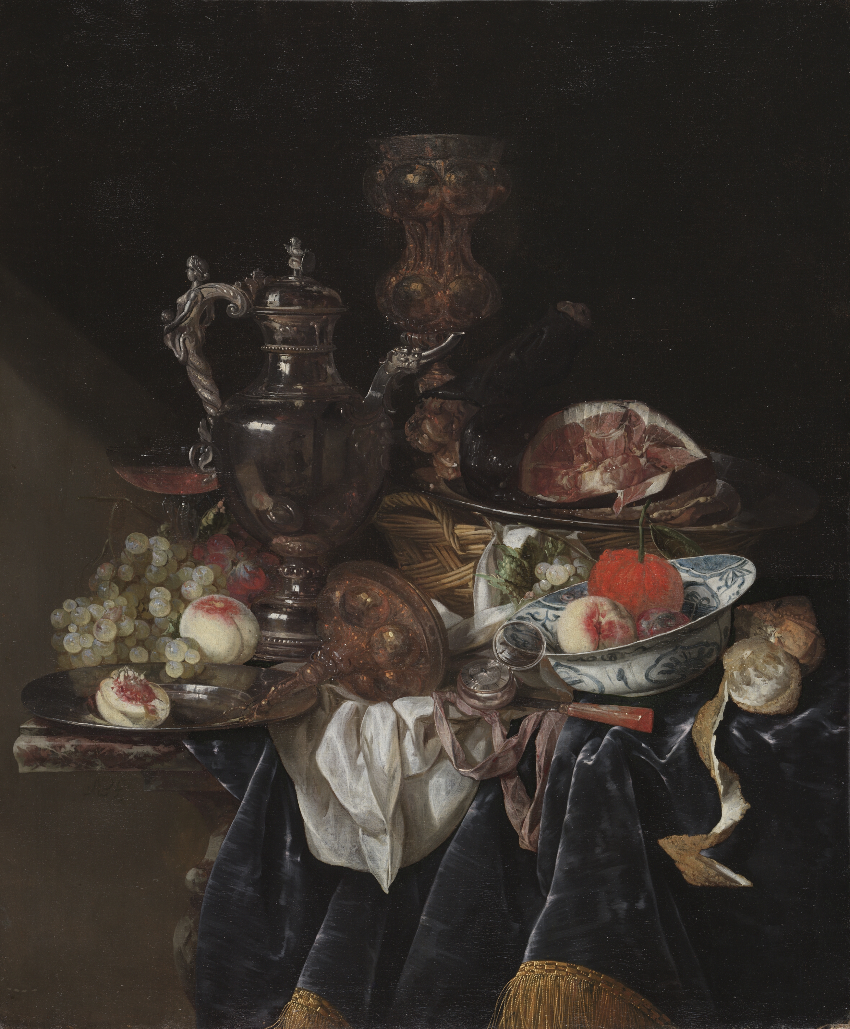 Silver Wine Jug, Ham, and Fruit | Cleveland Museum of Art 