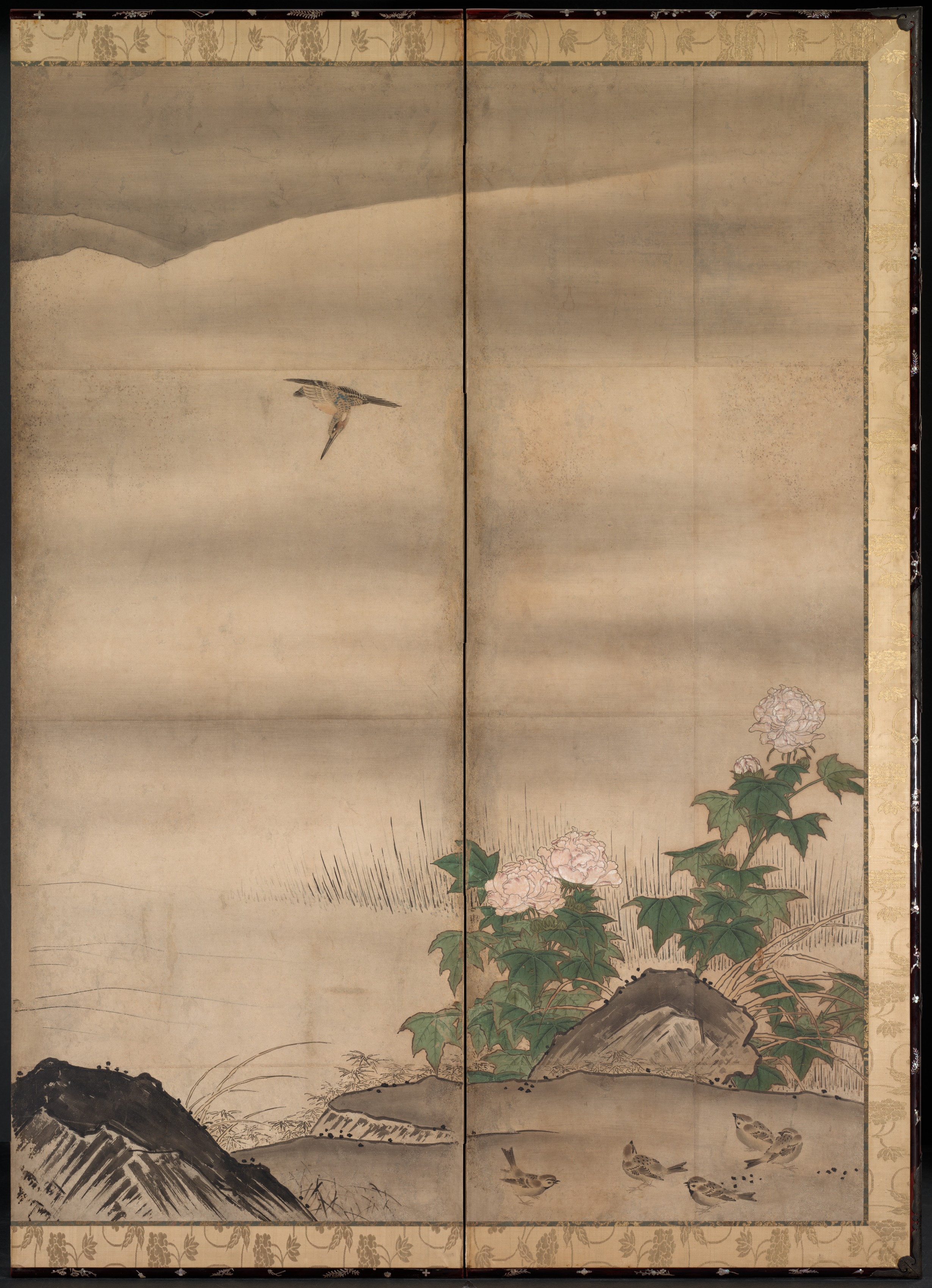 Birds and Flowers in a Landscape of the Four Seasons | Cleveland