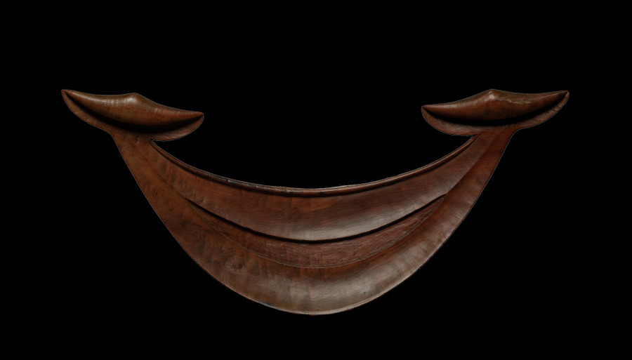 Gorget (Rei Miro) by Unknown Artist (1800), wood at Cleveland Museum of Art