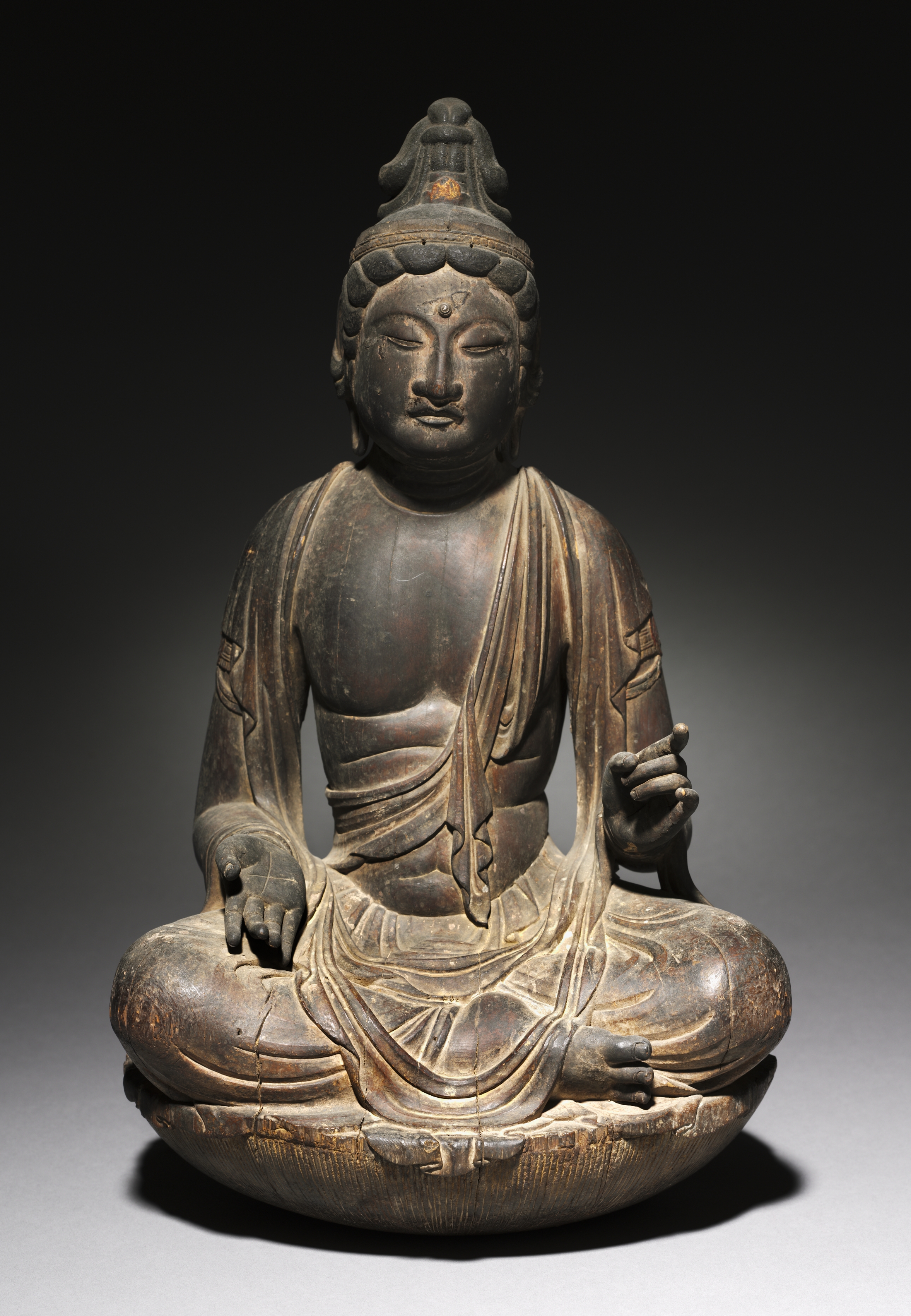 つよぽん　ゴッデス　goddess Bill Peterson LARGE JAPANESE BUDDHISTIC BRONZE FIGURE OF KANNON