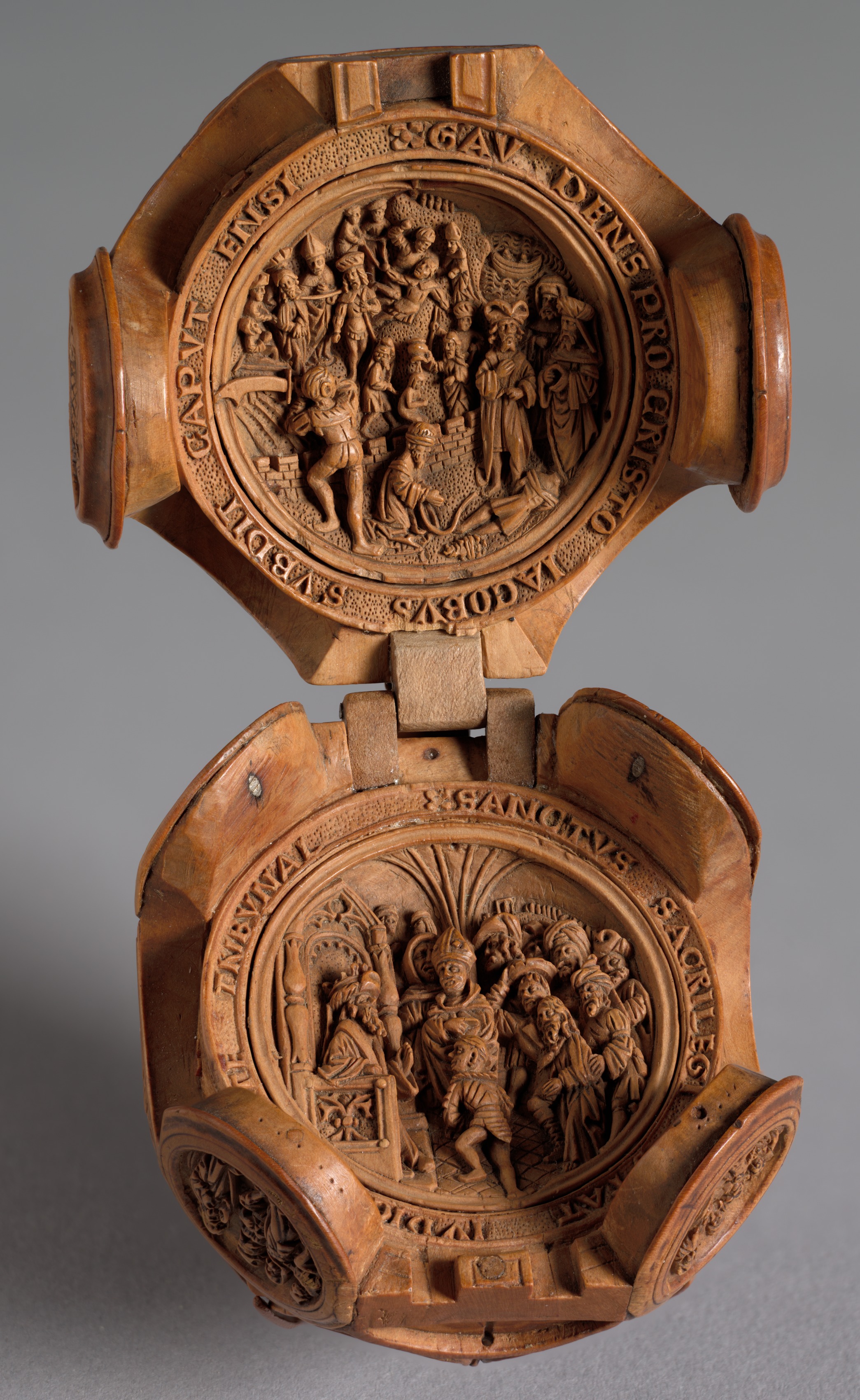 Prayer Nut with Scenes from the Life of St. James the Greater