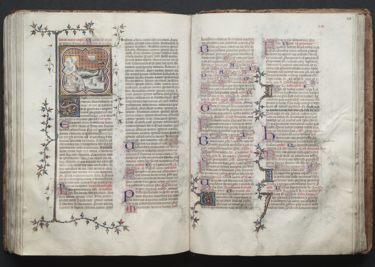 The Gotha Missal:  Fol. 123r, Text