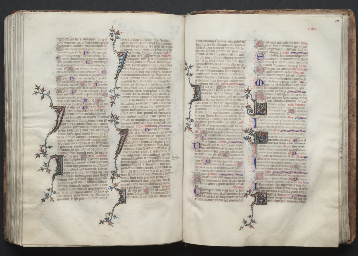 The Gotha Missal:  Fol. 130r, Text