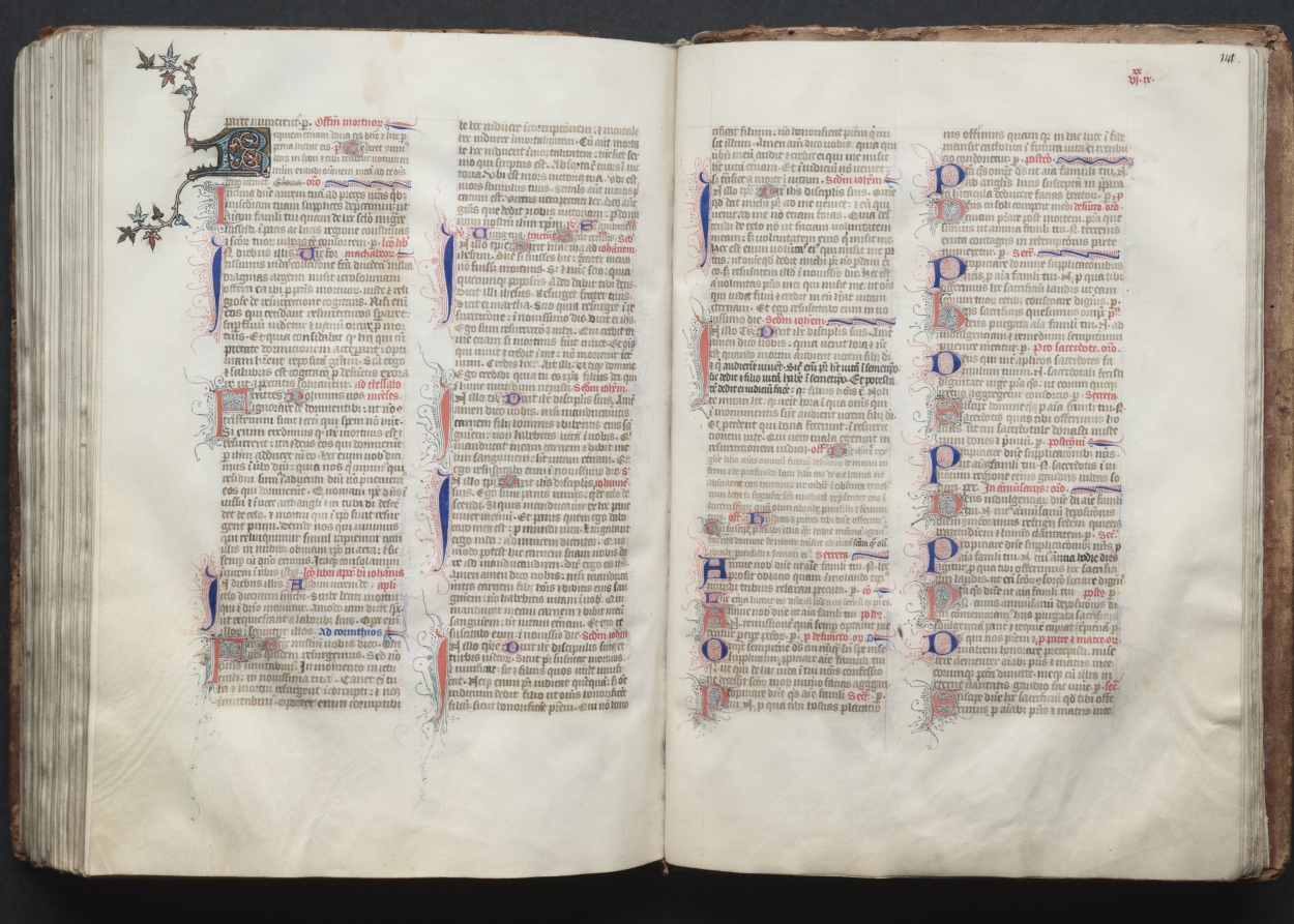 The Gotha Missal:  Fol. 141r, Text