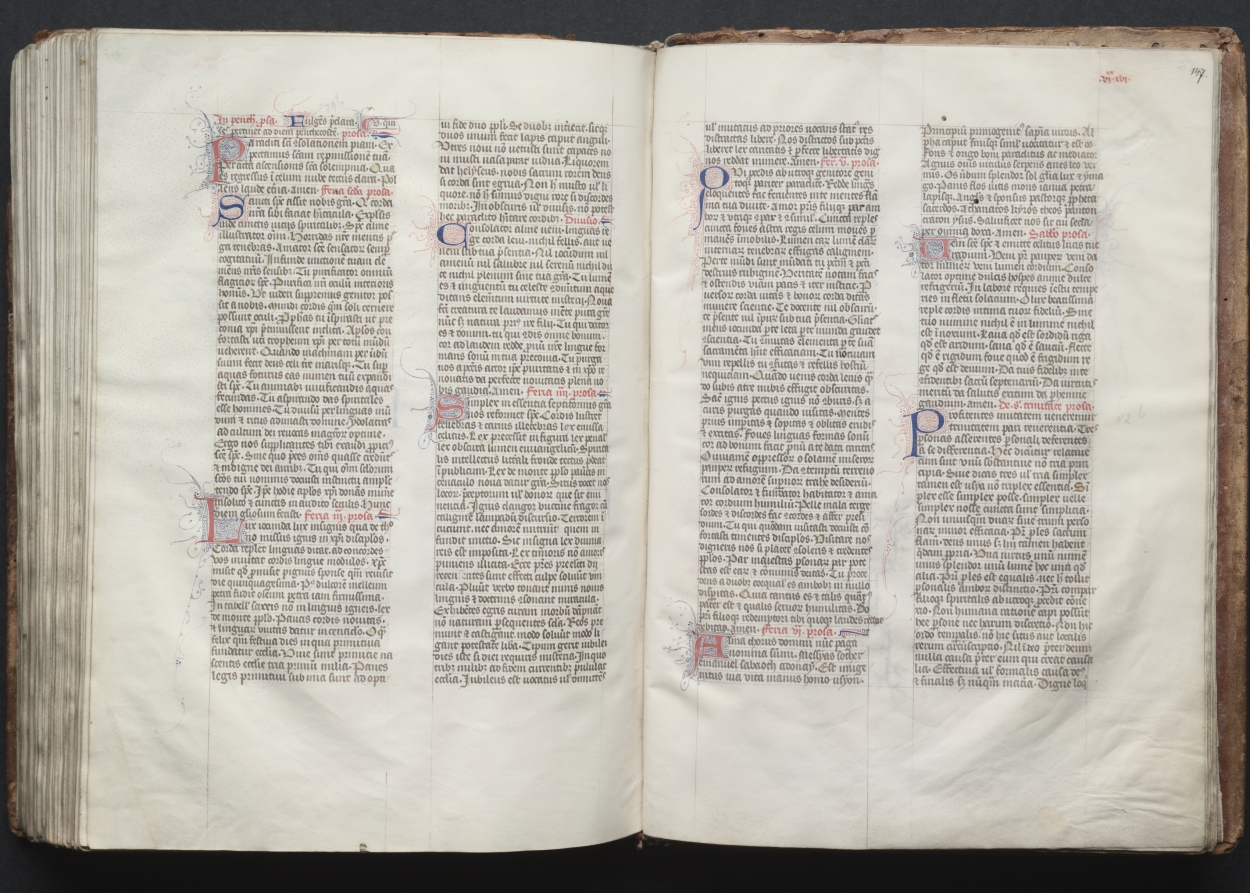 The Gotha Missal:  Fol. 147r, Text