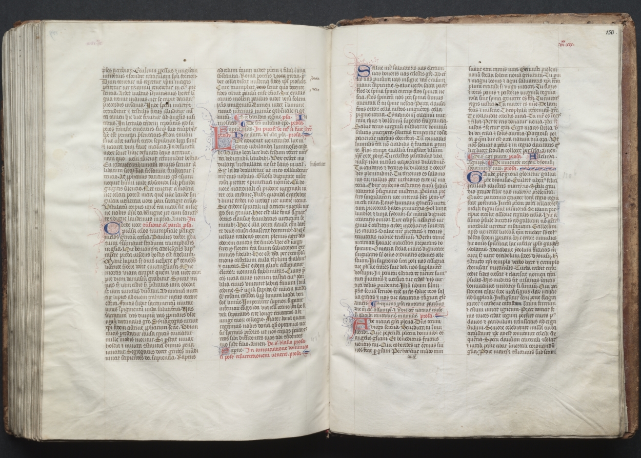 The Gotha Missal:  Fol. 149v, Text