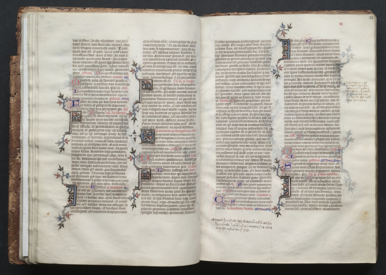 The Gotha Missal:  Fol. 22r, Text