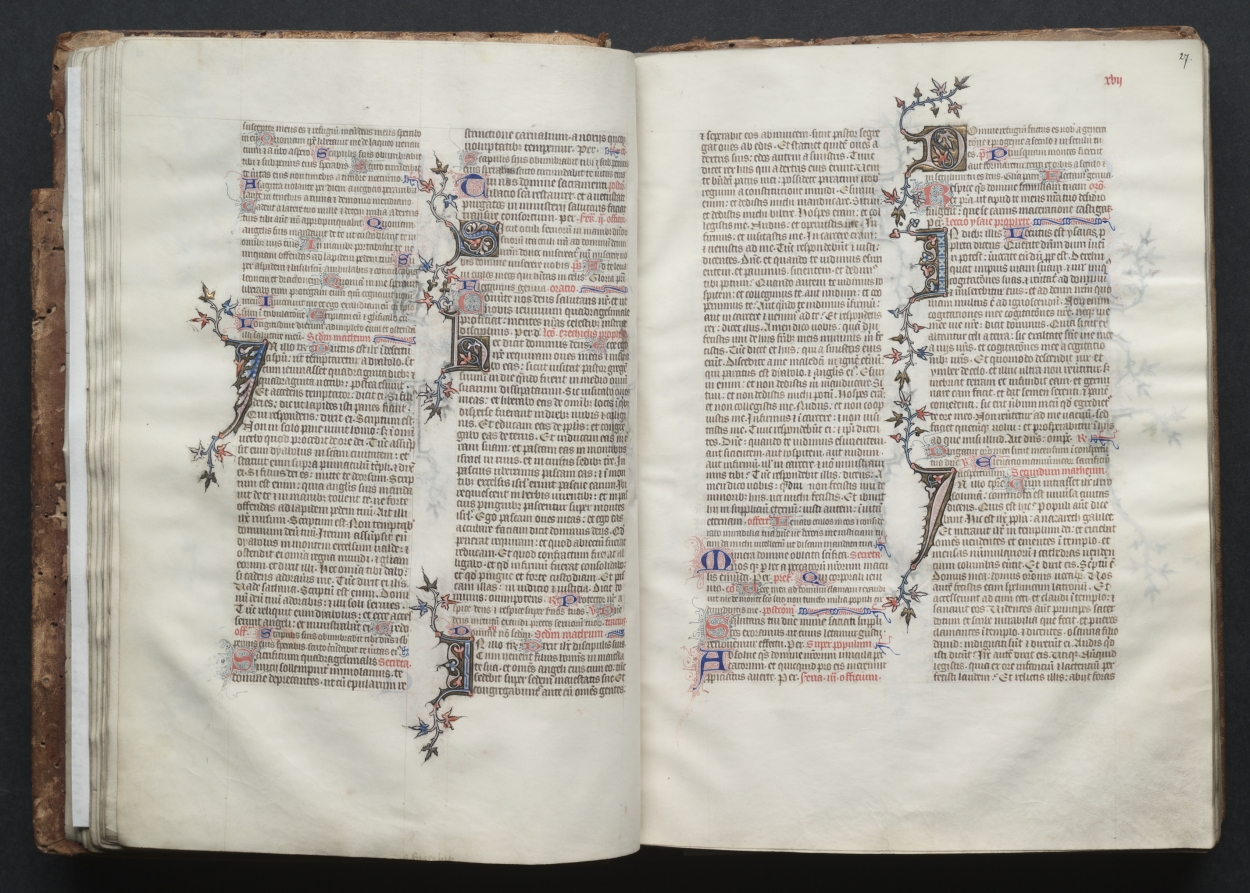 The Gotha Missal:  Fol. 27r, Text