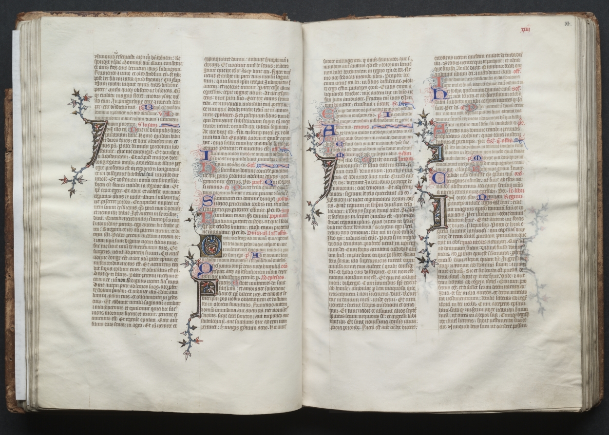 The Gotha Missal:  Fol. 32v, Text