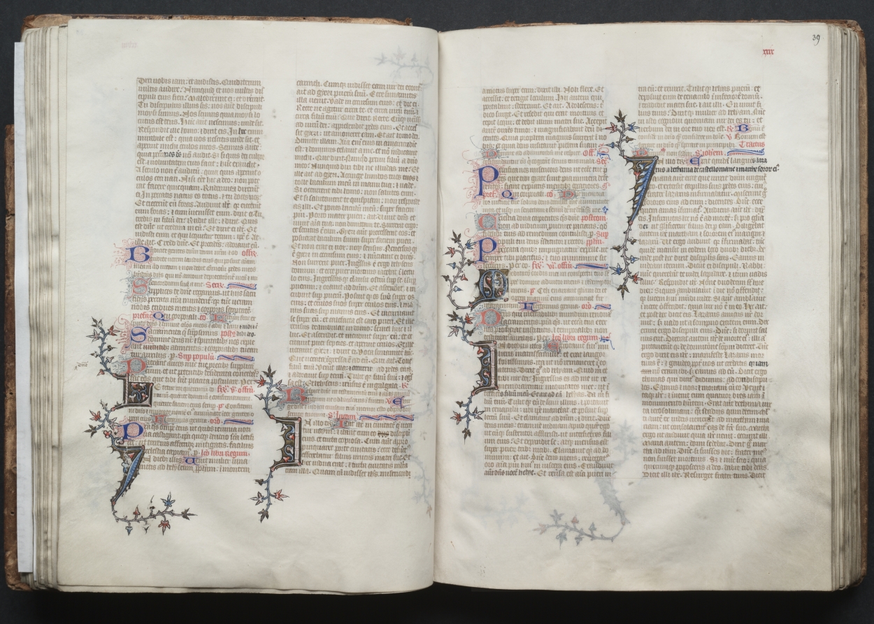 The Gotha Missal:  Fol. 39r, Text