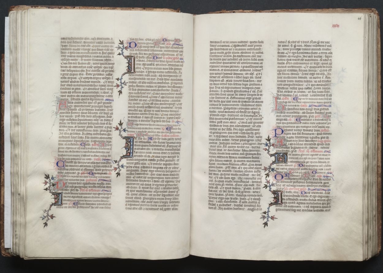 The Gotha Missal: Fol. 45v, Text