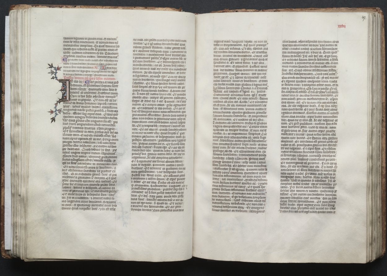 The Gotha Missal:  Fol. 46v, Text