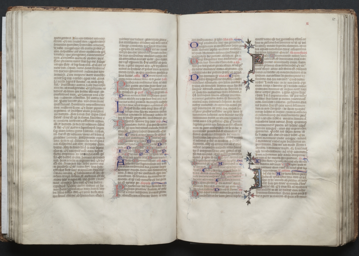 The Gotha Missal:  Fol. 50r, Text