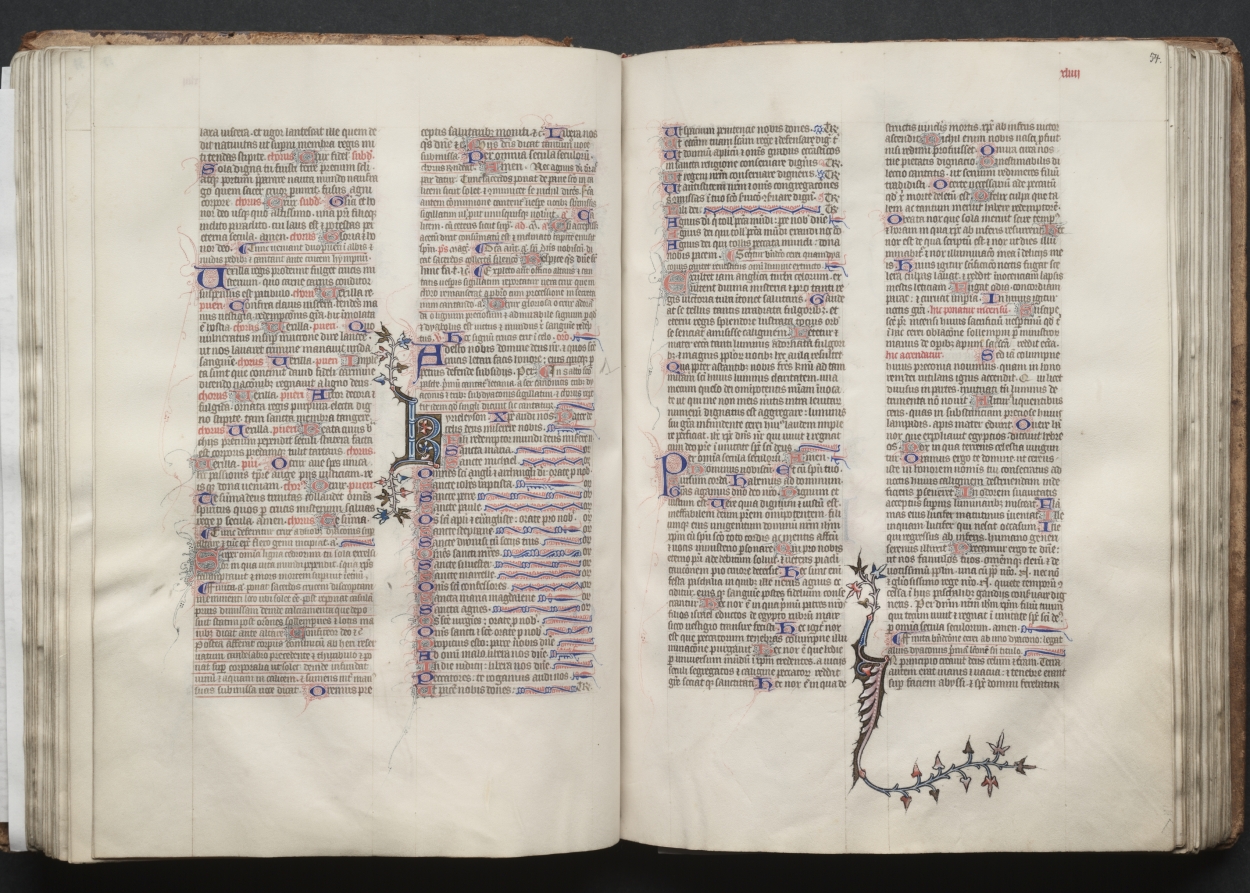 The Gotha Missal:  Fol. 53v, Text