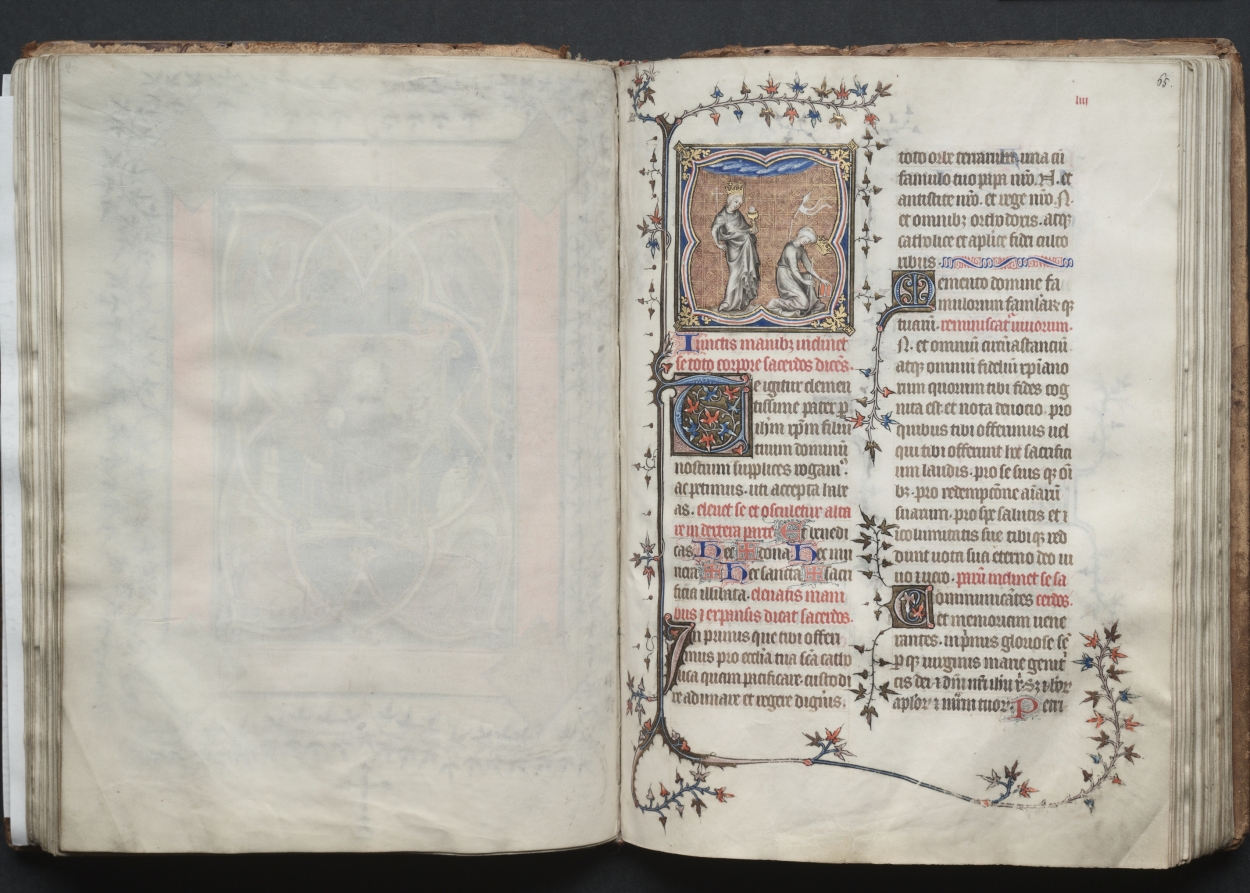 The Gotha Missal:  Fol. 64v, Text