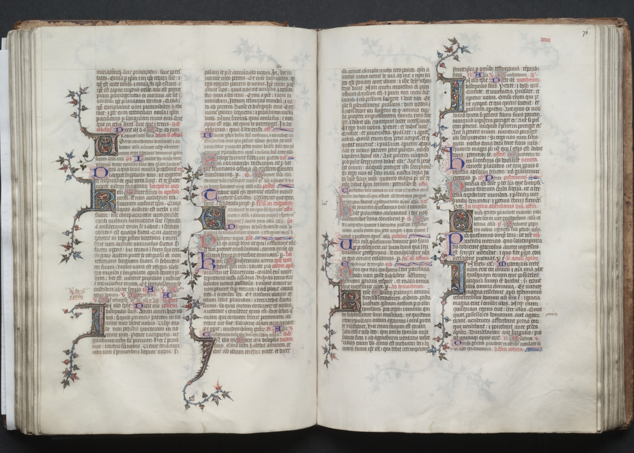 The Gotha Missal:  Fol. 76r, Text