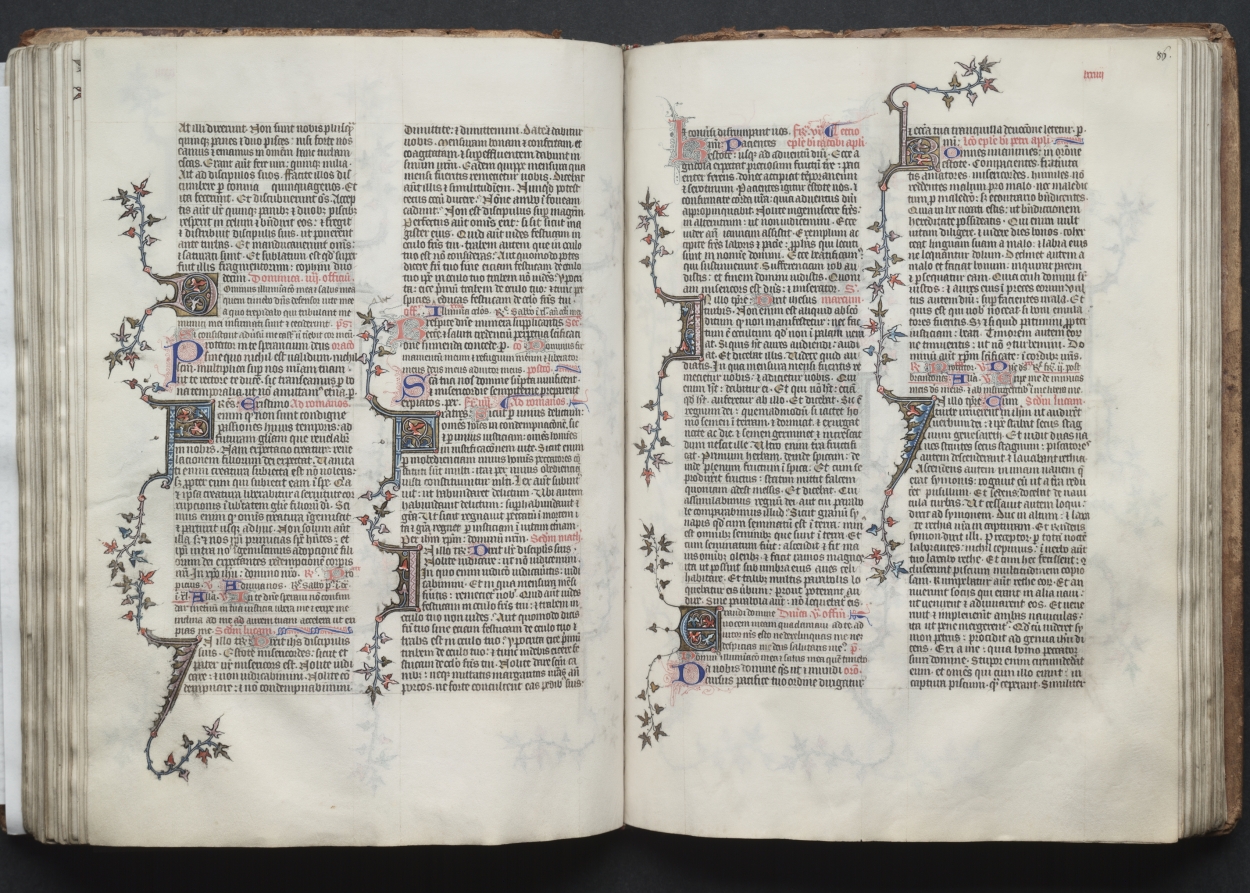 The Gotha Missal:  Fol. 86r, Text