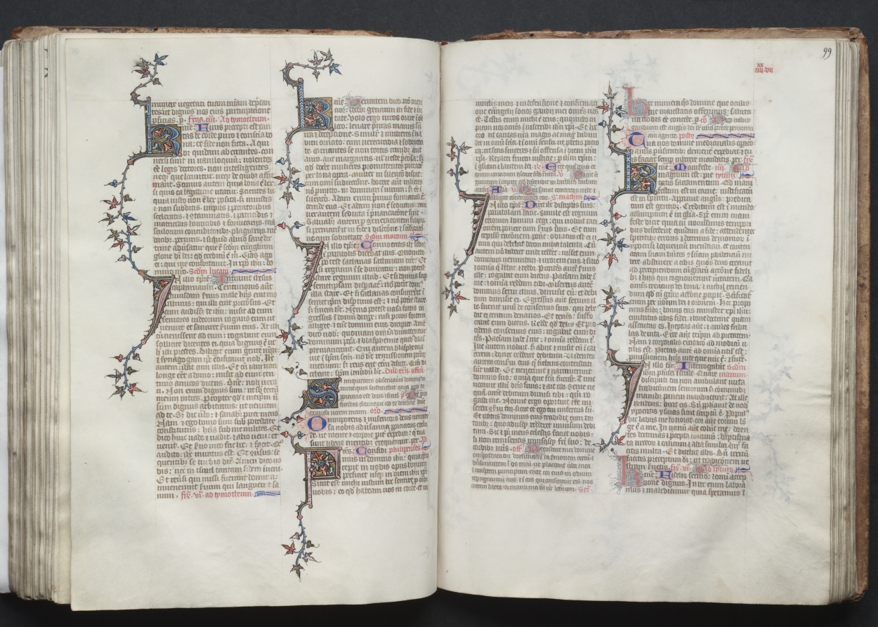 The Gotha Missal:  Fol. 98v, Text