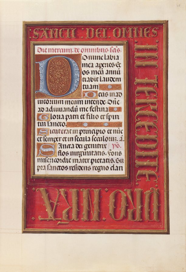 Hours of Queen Isabella the Catholic, Queen of Spain:  Fol. 38r