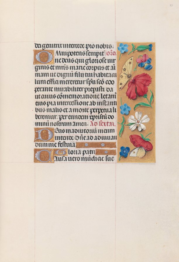Hours of Queen Isabella the Catholic, Queen of Spain:  Fol. 83r