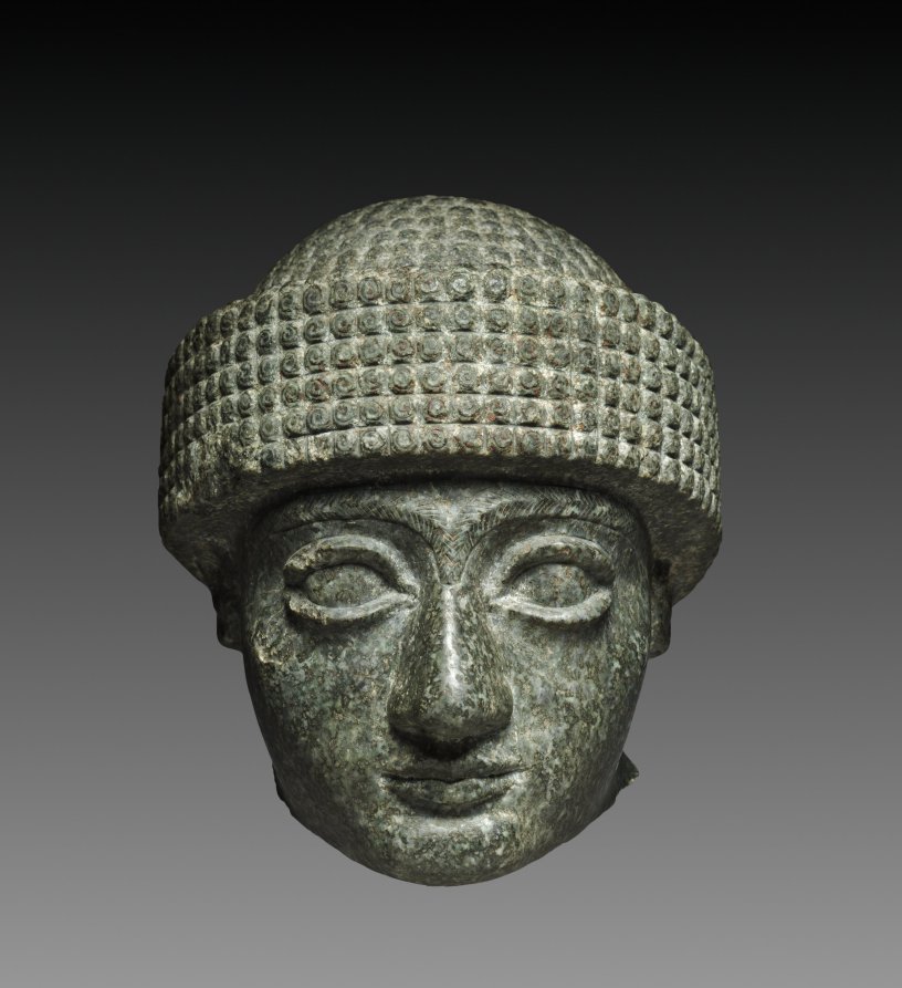 Head of Gudea, ensi of Lagash by Unknown Artist (-2144), dolerite at Cleveland Museum of Art
