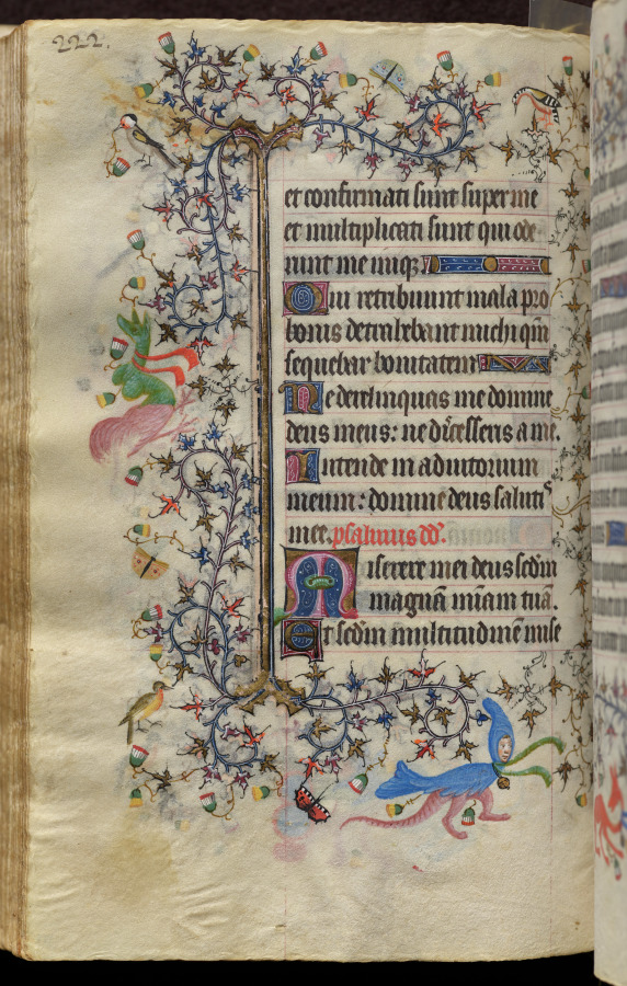 Hours of Charles the Noble, King of Navarre (1361-1425): fol. 111v, Text