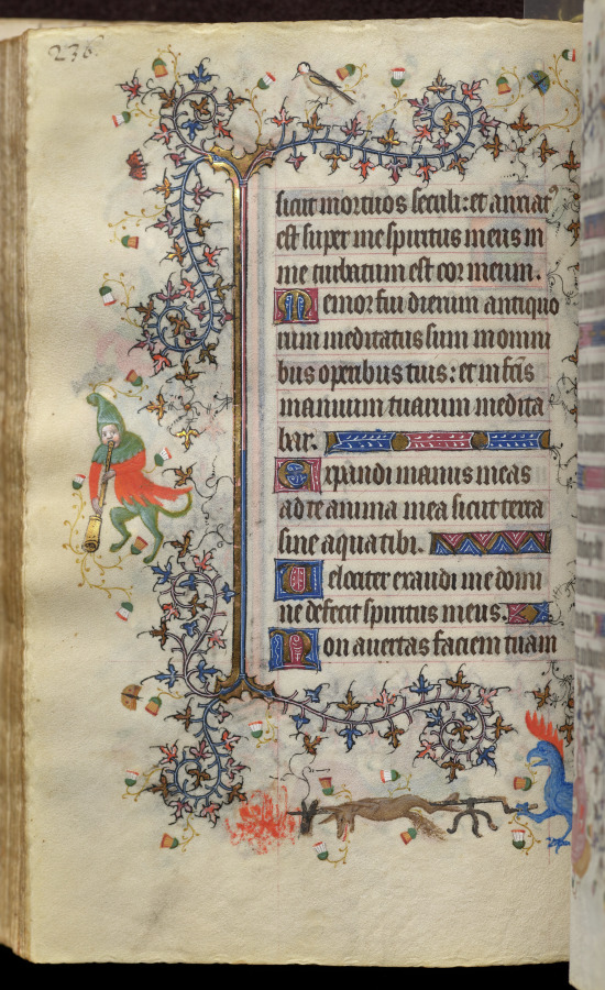 Hours of Charles the Noble, King of Navarre (1361-1425): fol. 118v, Text